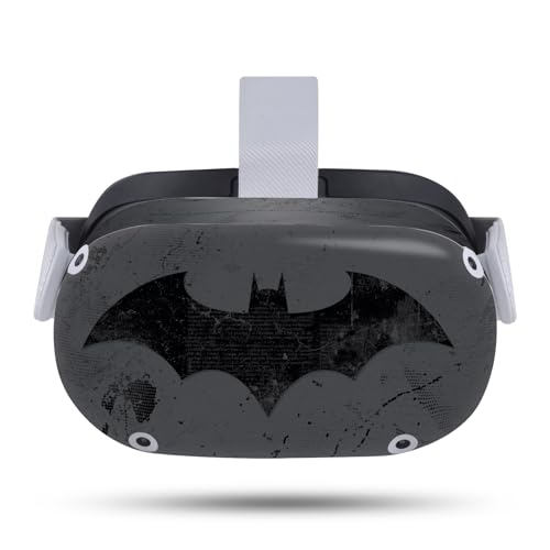 Head Case Designs Officially Licensed Batman DC Comics Hush Logos and Comic Book Vinyl Sticker Skin Decal Cover Compatible with Meta Quest 2
