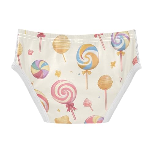 KLL Colorful Sweet Lollipop Candy Boys Toddler Soft Briefs Underwear Breathable Undies2