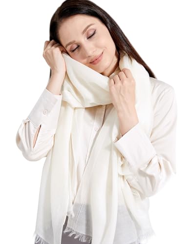 Buttery-soft Cashmere Wrap Lightweight Scarf Shawl Travel Stole for Wayfarer Extra Large 75"x35"2