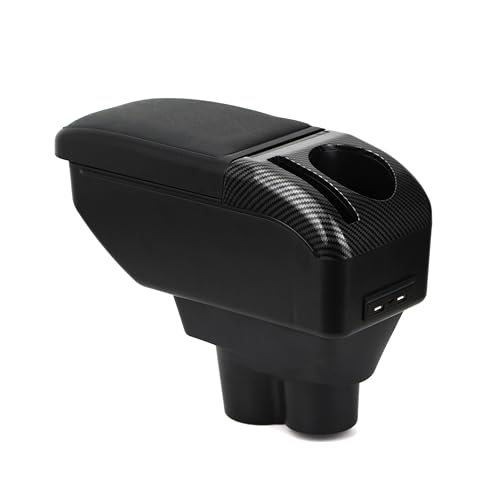 Doppio spazio di archiviazione，quattro porte USB e due porte Type-C. Portabicchieri scheletrico e tasca per cellulare.