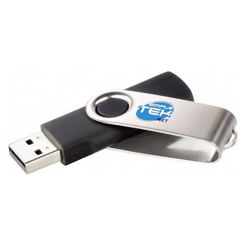 Clé USB 2.0 8GB SIMPLETEK mémoire flash portable pas cher - 3
