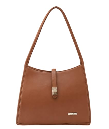 Image of Celtic Genuine Leather Shoulder Bag with Zip Closure Spacious Main Compartment and Long Shoulder Straps for Work Travel and Daily Use | Black |Gifts for Women