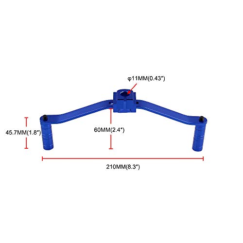 LANGRMS Shifter del pedale del poggiapiedi della