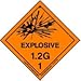 Explosive 1.2 G Label, Vinyl, Roll of 500