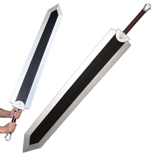 Heartcos 57 Anime Berserk Guts Sword Lengthen PU Material Dragon Slayer Great Foam Sword Guts Cosplay Props