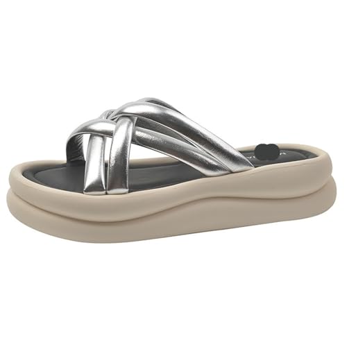 Womens Sandals Women's summer outdoor fashionable thick-soled beach slippers