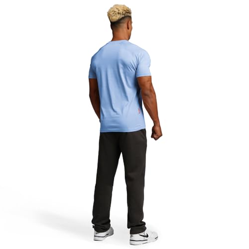 Image of Casual Short Sleeve Crew Neck Classic Wicking Breathable Fitness Muscle Athletic T Shirts Mens