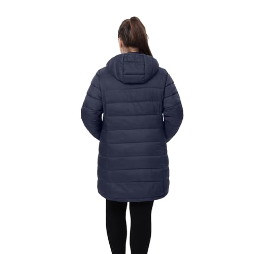 Plus Size Women Packable Puffer Jacket 1X-6X Water-Resistant Lightweight Puffer Coat Detachable Hood3