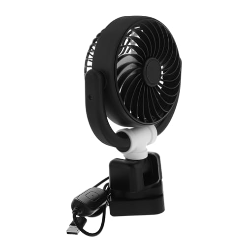 MAGICLULU Portable Car Fan for Summer Cooling Electric Fan for Vehicles USB Powered Auto Cooler with Touchscreen Mounting Efficient Heat Dissipation for Suvs and Cars