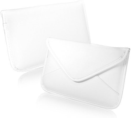 BoxWave Case Compatible with Amazon Kindle Paperwhite (2nd Gen 2013) - Elite Leather Messenger Pouch, Synthetic Leather Cover Case Envelope Design - Ivory White