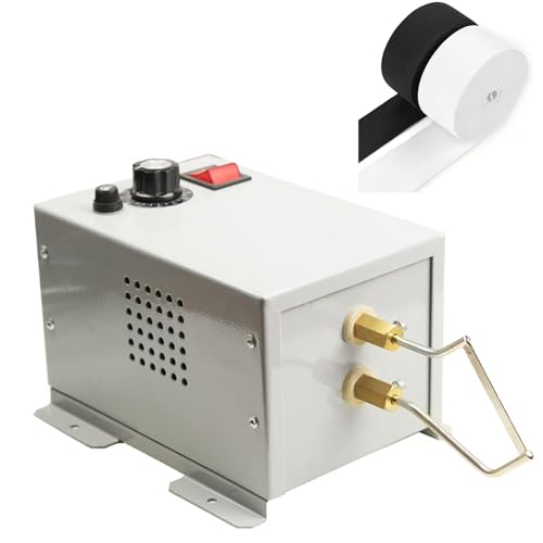 Electric Rope Cutter – Hot Cutting Machine with Adjustable Temperature 50-500℃, Includes Wrench and Copper Brush, Ideal for Braid Fabric, Webbing, and Belting