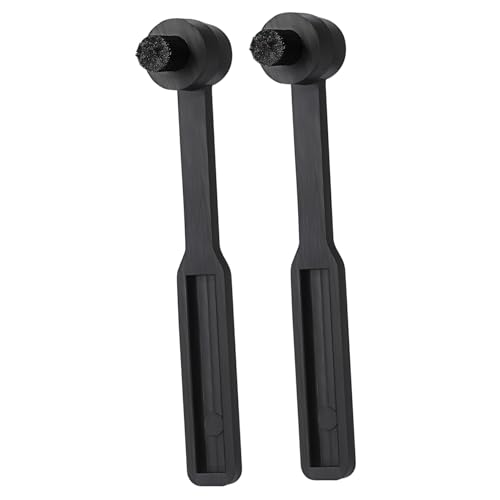 SUPVOX 2pcs Vinyl Record Cleaning Brush Kit Stylus Brush for Needle Cleaner Record Player Accessories Efficient Dust Removal