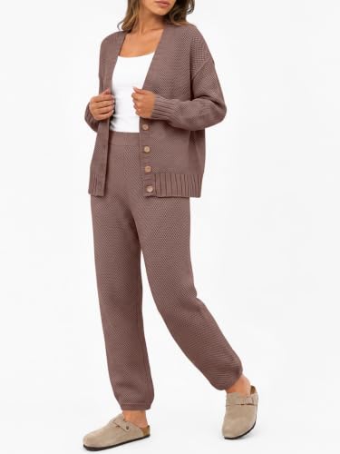 Image of LILLUSORY Women 2 Piece Sweater Matching Lounge Sets 2026 Fall Outfit