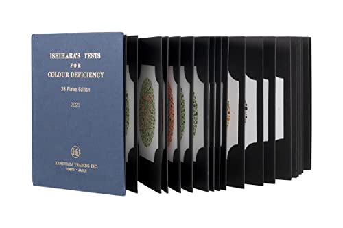 Image of Kanehara Ishihara Test Chart Books, for Color Deficiency-38 Plate (Complete Edition) Book