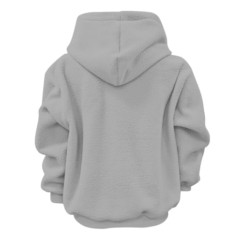 Sudaderas con capucha mujer con bolsillo de riñonera suéter de invierno 6