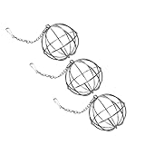 Facile à nettoyer : matériau en acier inoxydable est facile à nettoyer, garantissant un environnement d'alimentation propre pour vos animaux de compagnie, boule d'alimentation en foin, boule de foin pour