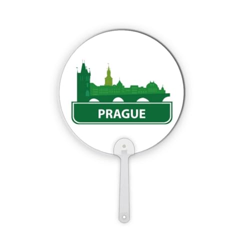 Prague République tchèque vert repère plastique rond décoration maison