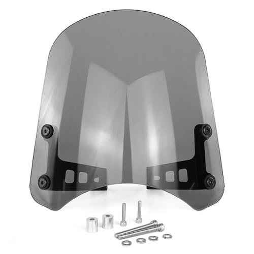 JLJLJ Soporte de montaje pantalla viento apto for H//u//s//q//v//a//r//n//a V//i//t//p//i//l//e//n 401 S//v//a//r//t//p//i//l//e//n 2017 2023 Protector parabrisas motocicleta(Style 1 Grey)