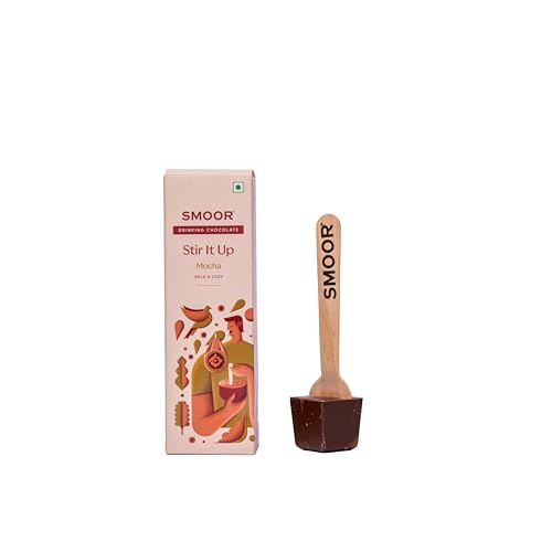 Image of SMOOR Stir-it-Up Hot Chocolate Mocha Cubes 90g | DIY dissolvable hot chocolate on a stick | Perfect For Snacking & Gifting, Birthday,Anniversary (Pack of 3)