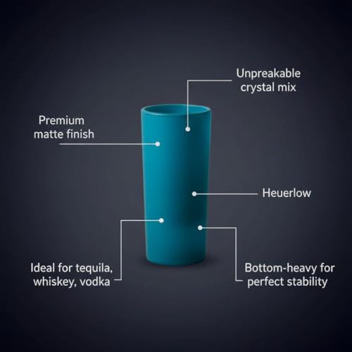 Image of Bar Box Bright Blue Tequila Shot Glasses (Set of 2)