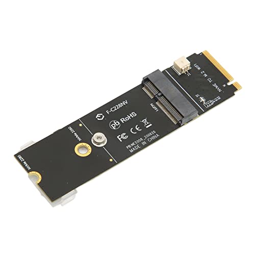Ampiamente compatibile: questo riser SSD M.2 è applicabile al modulo wireless di tipo BT di tipo scheda wireless, può essere utilizzato anche per SSD M. 2.