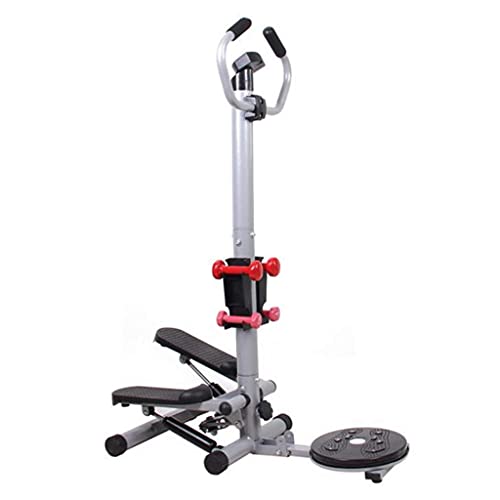 Image of Mini-Stepper Swing Stepper Stair Step Machines Home Twist Stepper with Dumbbells and Twist Discs Workout Fitness Machine