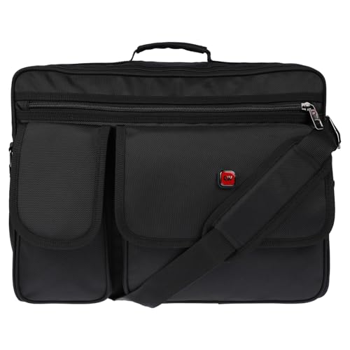 Christian Wippermann XL XXL Umhängetasche Flugbegleiter Tasche Messenger Arbeitstasche 2 Frontfächer