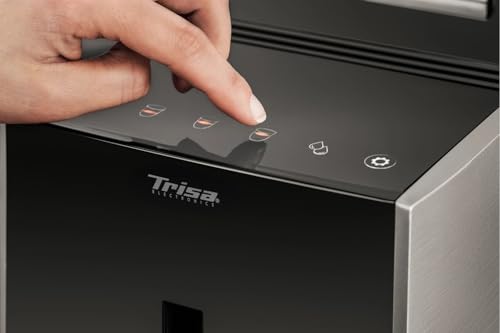 Trisa Crema One Touch Kaffeevollautomat, 19-Bar Druck, 1.2L Wassertank, 130g Bohnenbehälter, Heißwasserfunktion, Einfache Reinigung, Intuitive Bedienung – Bild 7