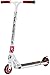 STAR SCOOTER Patinete de Acrobacias Profesional Patineta Freestyle Stunt Scooter para niños y niñas a Partir de 8 años | 110 mm Edición Pro HIC | Blanco Rojo