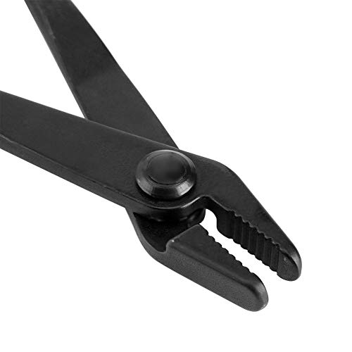 TKSE Bonsai Zange, handgeschmiedete Mangan-Stahllegierung Bonsai-Trainingsdraht-Zange Knob Cutter mit rundem Ende für sichere Verwendung Gartenwerkzeug