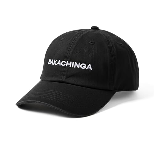 [BAKACHINGA] キャップ[ブラック] パロディ・おもしろキャップ