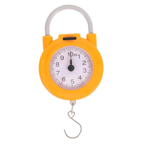 STOBAZA Báscula Portátil de Mano con Gancho Colgante de Resorte para Equipaje y Cocina Precisión Mecánica Diseño Ergonómico Resistente y Fácil de Usar para Pesar Frutas y Maletas