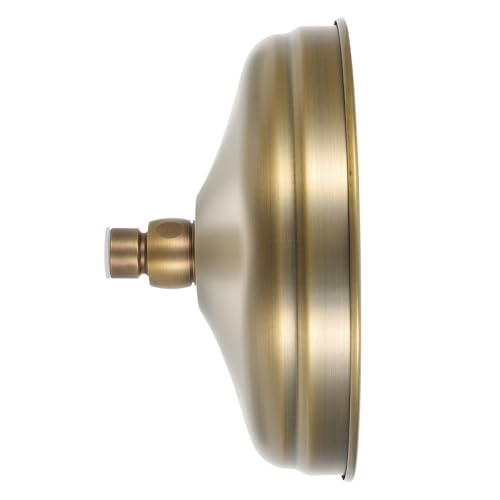 HOMSFOU Retro Rainfall Shower Head Bathroom Shower Sprayer Vintage Fixed Overhead Showerhead Copper Rainfall Sprayer