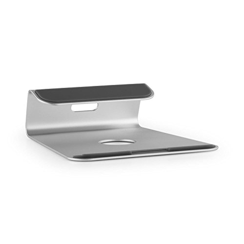 A-ST-1 - Laptop-Ständer, Notebook Halterung, Laptophalter, Tablethalter, 18° Winkel, ergonomisch, bessere Sicht, besserer Halt, bequemes
