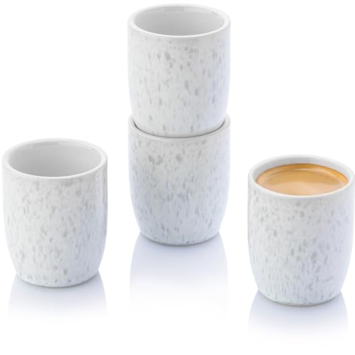 SÄNGER | Espresso Tassen Set Santorini 4 tlg, Espresso- & Mokkatassen...