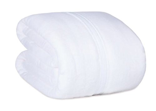 Berkshire Serasoft Plus Plush Polyester Blanket, White Full/Queen