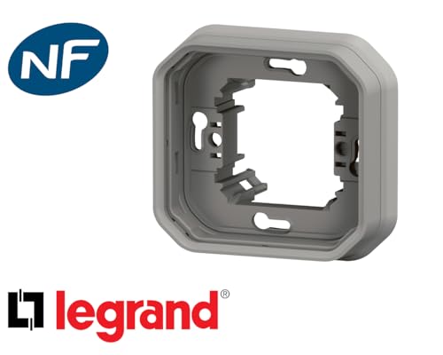 LEGRAND, Plexo New Feuchtraum-Unterputz-Tragrahmen, 1-fach, Farbe: Grau, 069681L