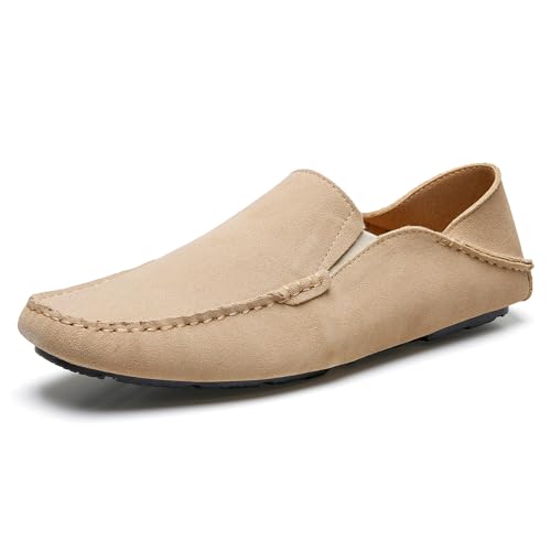 Image of Go Tour Handmade Mens Casual Loafers Moccasins Slip On Driving Shoes