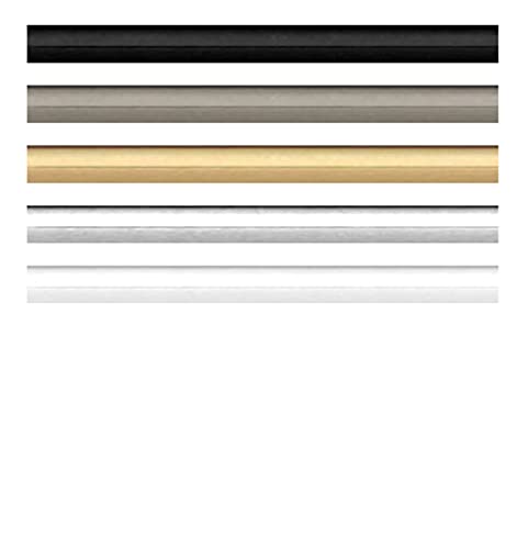 walther design New Lifestyle KVX040B Plastic Picture Frame, Art Glass, 30 x 40 cm, Black