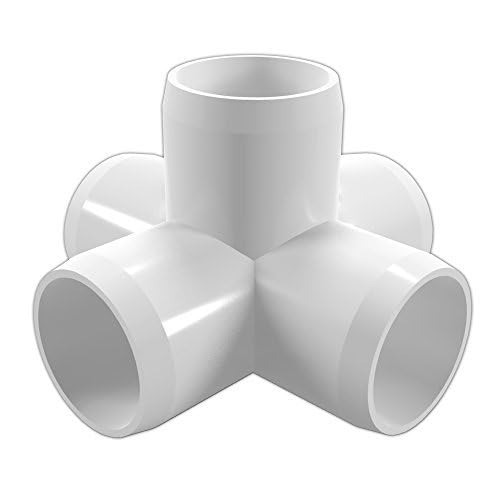 UPVC 5 way cross, Elbow Pipe Fitting for Green House Project Home or Office Water Fitting, Furniture assembly or pooja ghar/mandir assembly Size-3/4 inch, Colour-White (2) (B0D9BPS5ZX) Amazon Price History, Amazon Price Tracker