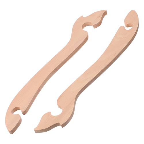 FNANJWQ 2Pcs Oven Rack Puller Wood Oven Push Pull Stick Tool Prevent Scalding Wooden Pull out Hot Racks Safely Long Handle Toaster Accessories for Kitchen Toaster Ovens Air Fryer