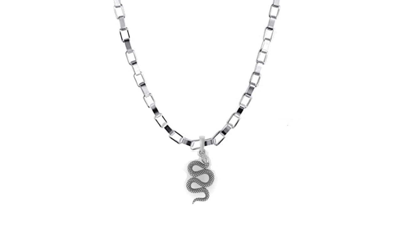 Pendentif en argent sterling pur 925 Mtrolls, élégant médaillon de 55,9 cm de haute qualité