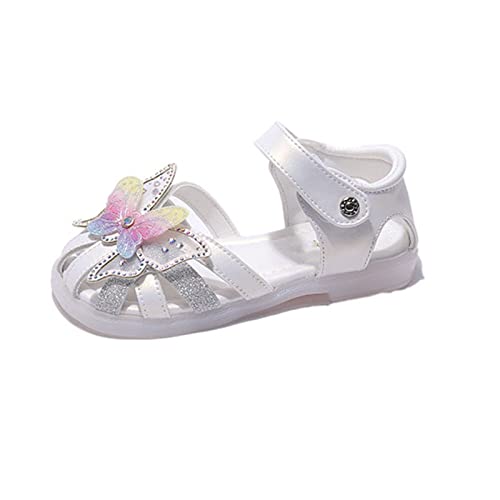 Girls Sandals Toddler Girls 3d Butterfly Print Sandals Summer Outdoor Soft Rubber Sole Beach Water Shoes Big
