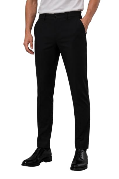 sognare Men's Formal Trousers || 4-Way Comfy-Stretch, Super-Soft, Ultra-Light Performance Grade Fabric || Smart Slim Fit || Executive/Office/Casual/Suitable for All Occasions-picture-10