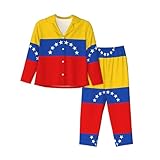Photo Gallery qhzly set pigiama da donna a maniche lunghe con bandiera del venezuela, comodo, traspirante e morbido per il relax, nero , l Photo Gallery qhzly set pigiama da donna a maniche lunghe con bandiera del venezuela, comodo, traspirante e morbido per il relax, nero , l