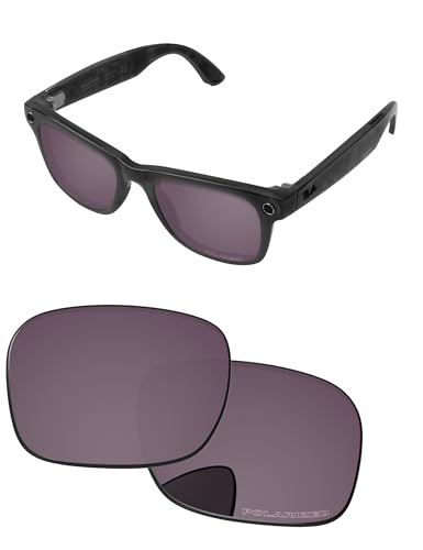 Image of Replacement Lenses for Ray-Ban Meta Wayfarer RW4006 & RW4012 50mm AI Glasses - Photochromic, Anti Blue Light Lens