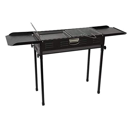 ZXCVB Home Barbecue Tool Full Set Of Outdoor Charcoal Carbon Stove Self-contained Double-wing Independent Carbon Trough Thickened Cold-rolled Plate 5-15 People