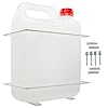 Bidón Garrafa más Soporte de Pared Resistente para Recoger Agua Aire Acondicionado (10 litros) Resistente al Sol para Eliminar Goteo de Aire Acondicionado
