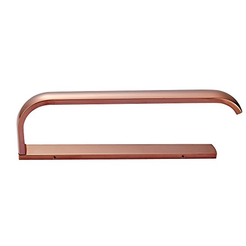 Preisvergleich Produktbild Lonfenner Wandhalter Zeitgenössische Stil Bad Zubehör Handtuchstangen Alle Kupfer einfaches Bad Handtuch Ringe Handtuchhalter, Rose Gold