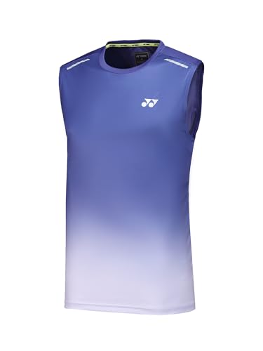 Image of YONEX Comfort Club 8 Sleeveless Round Neck T-Shirt 3000- Sustainable Performance |TruDry Moisture-Wicking | Cool, Dry and Comfortable | Round Neck | Light Weight | Eco-Friendly T-Shirt